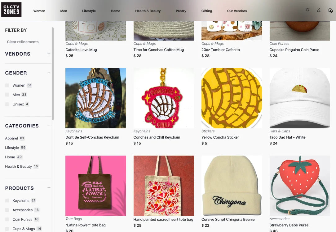 Collective2one9 online store