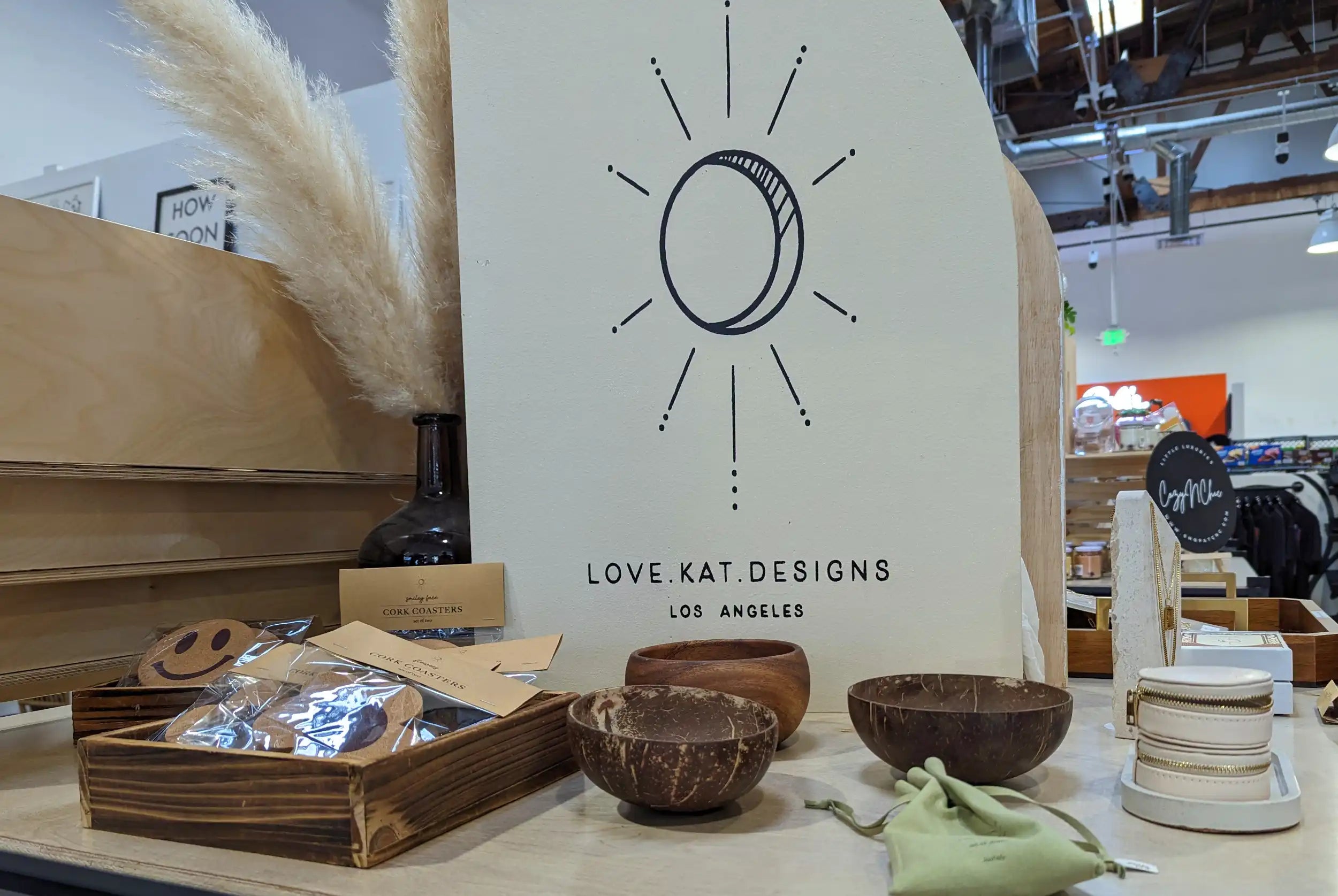 Que Tal Concha! Collection and showroom of goods.